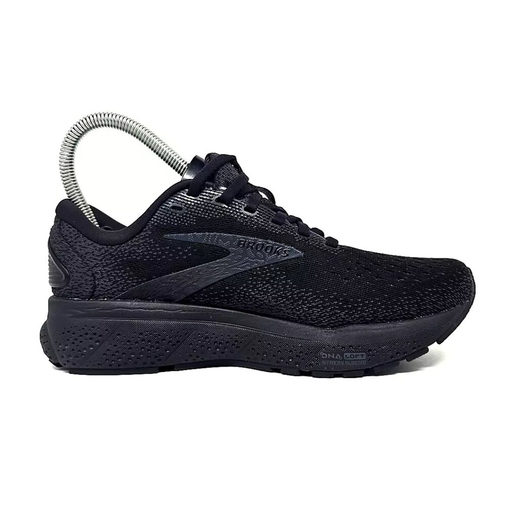 Brooks Ghost 16 Shoes Black Sneakers Running Casual Wide D Women's Size 6 - Picture 8 of 12